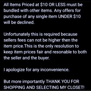 KIND NOTE TO BUYERS